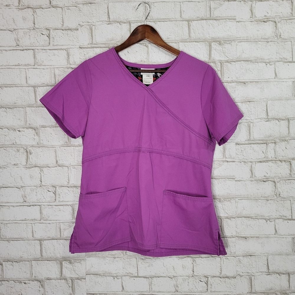 Scrubstar purple scrub top
